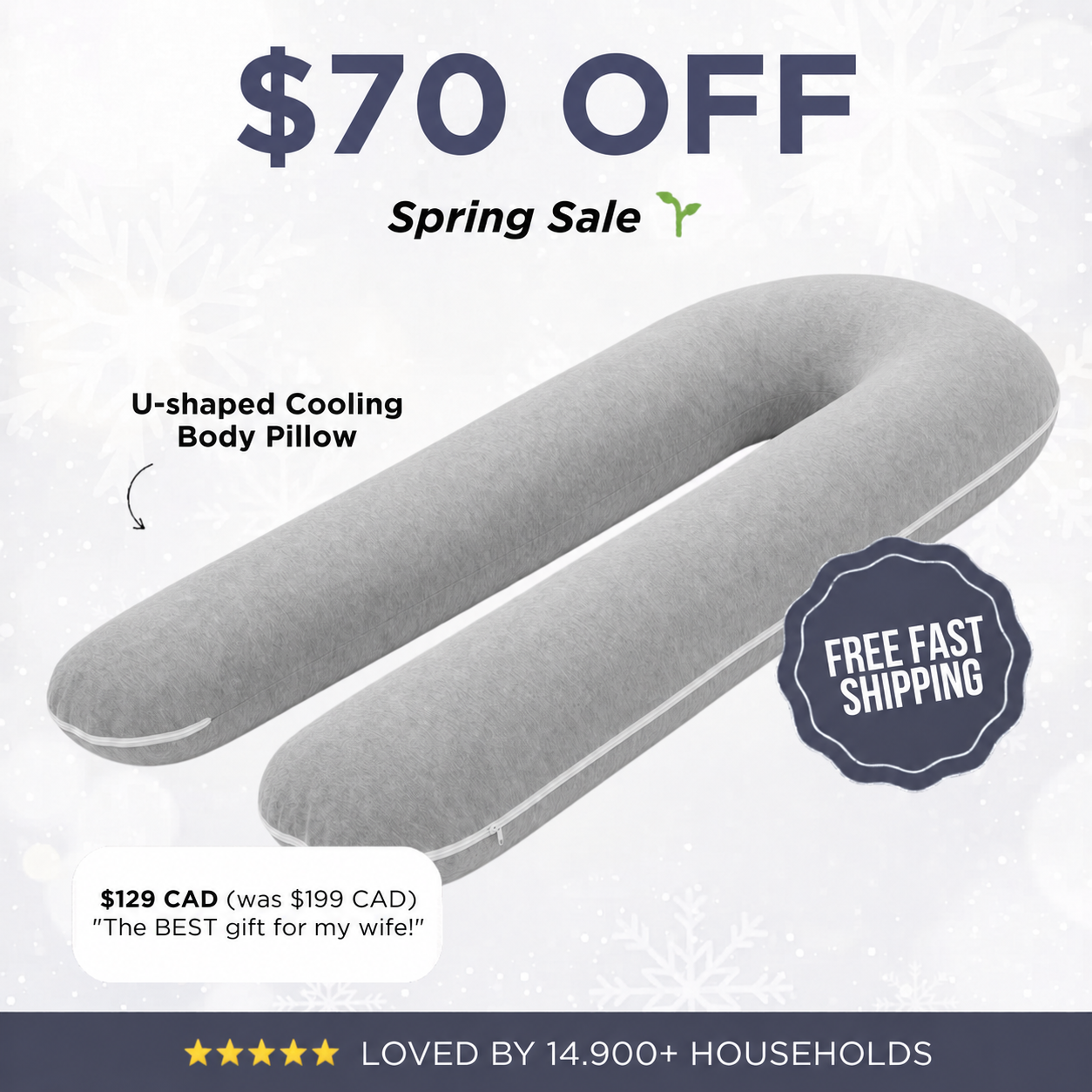 Cooling Body Pillow